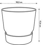 greenville rond 18cm goudkleurig zand